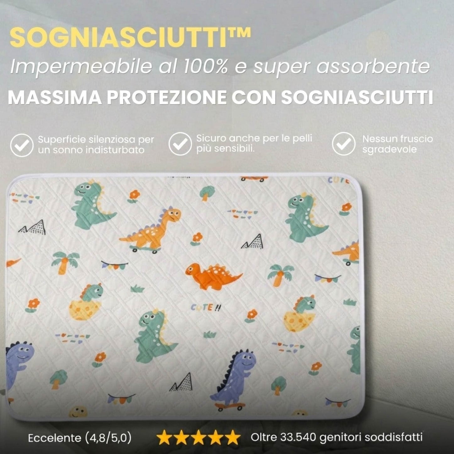 Sogni Asciutti™ - Protezione Premium per Materassi